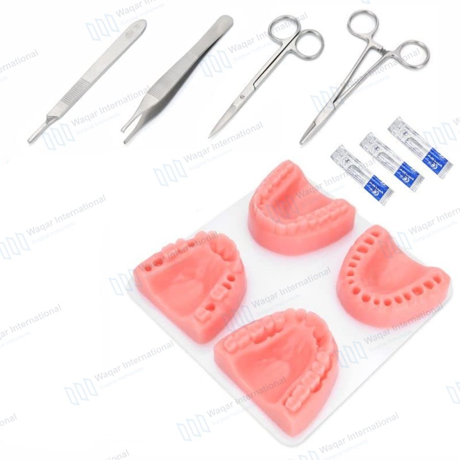 Emergency Medical Supplies Suture Practice Kit — surgical instruments manufactured by Waqar International, Sialkot