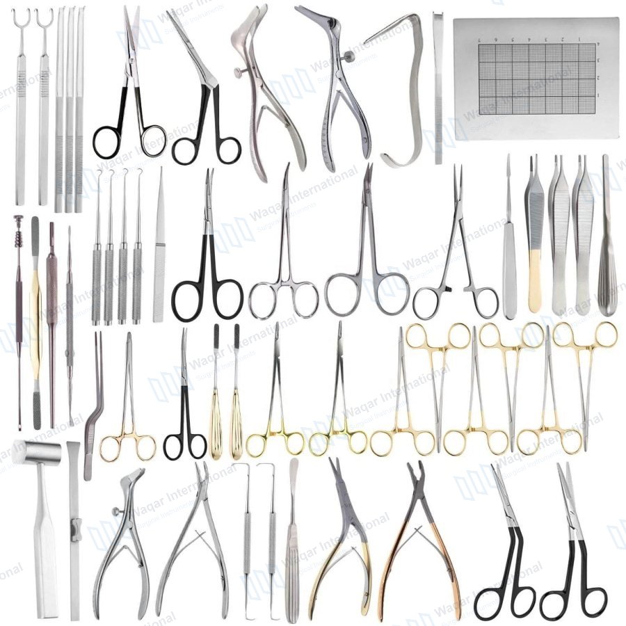 Gunter Nasal Endoscopy ENT Rhinoplasty FESS Surgery Instruments Set — ent instruments manufactured by Waqar International, Sialkot