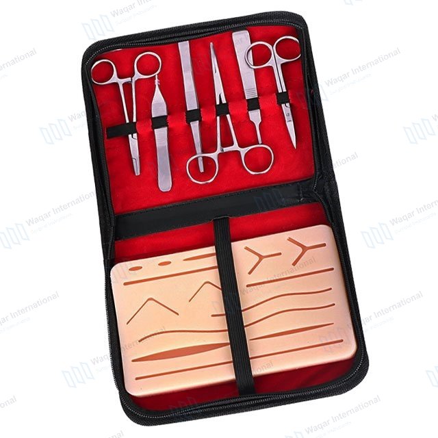 21-Piece Suture Practice Kit Stainless Steel Surgical — surgical instruments manufactured by Waqar International, Sialkot