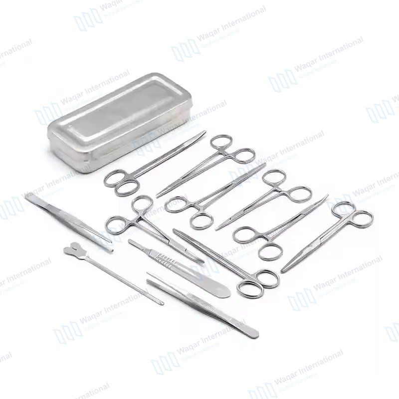 German Standard Minor Surgery Instruments Set 13 — surgical instruments manufactured by Waqar International, Sialkot