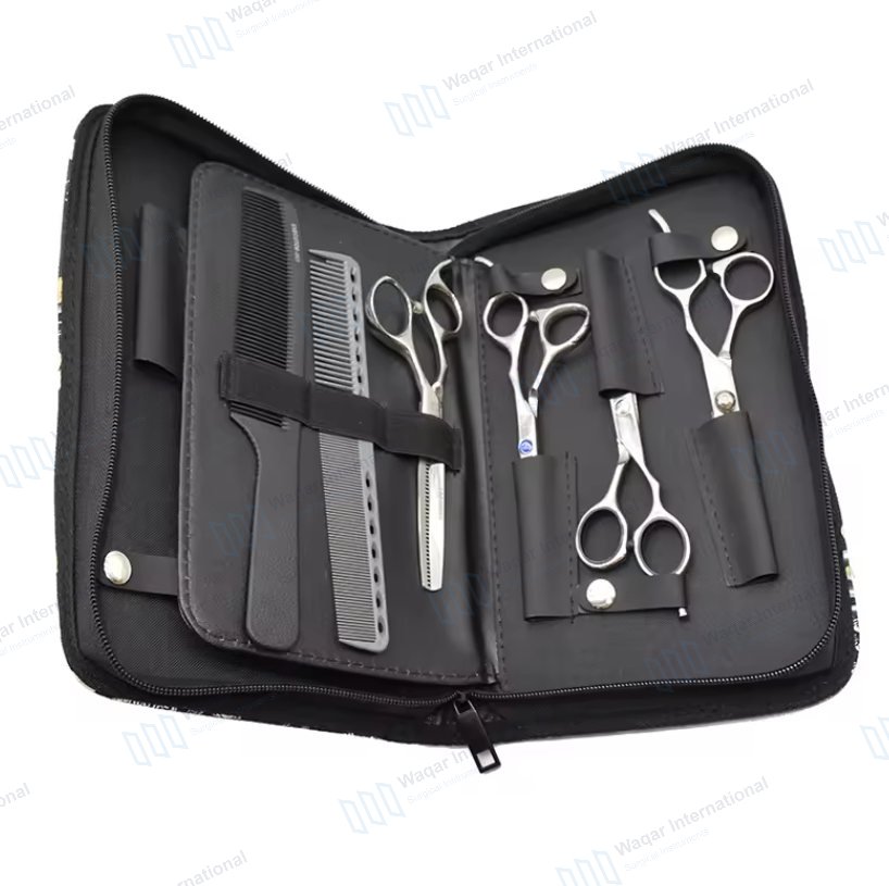 Home Hair Cutting Kit with Barber Salon Scissors — beauty instruments manufactured by Waqar International, Sialkot
