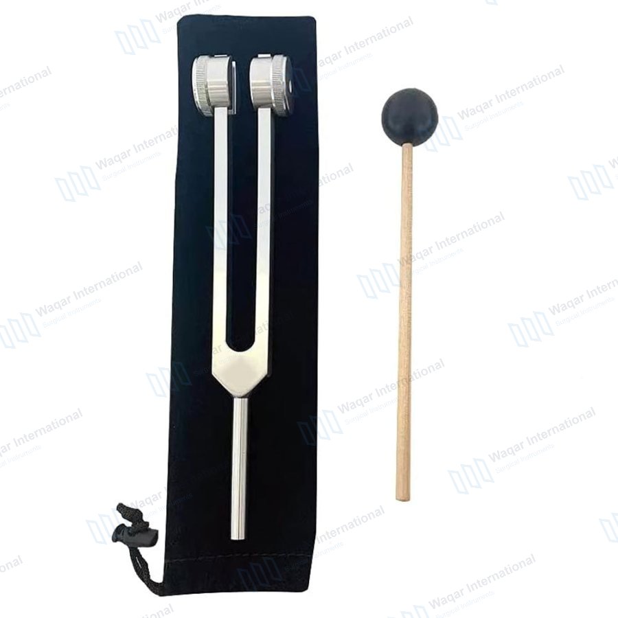 Stainless Steel Tuning Fork Weights 128 Hz Tuning Forks — surgical instruments manufactured by Waqar International, Sialkot