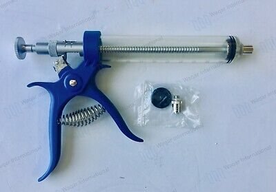 Veterinary Ear Wax Removal Syringe Thread Lock with Three — ent instruments manufactured by Waqar International, Sialkot