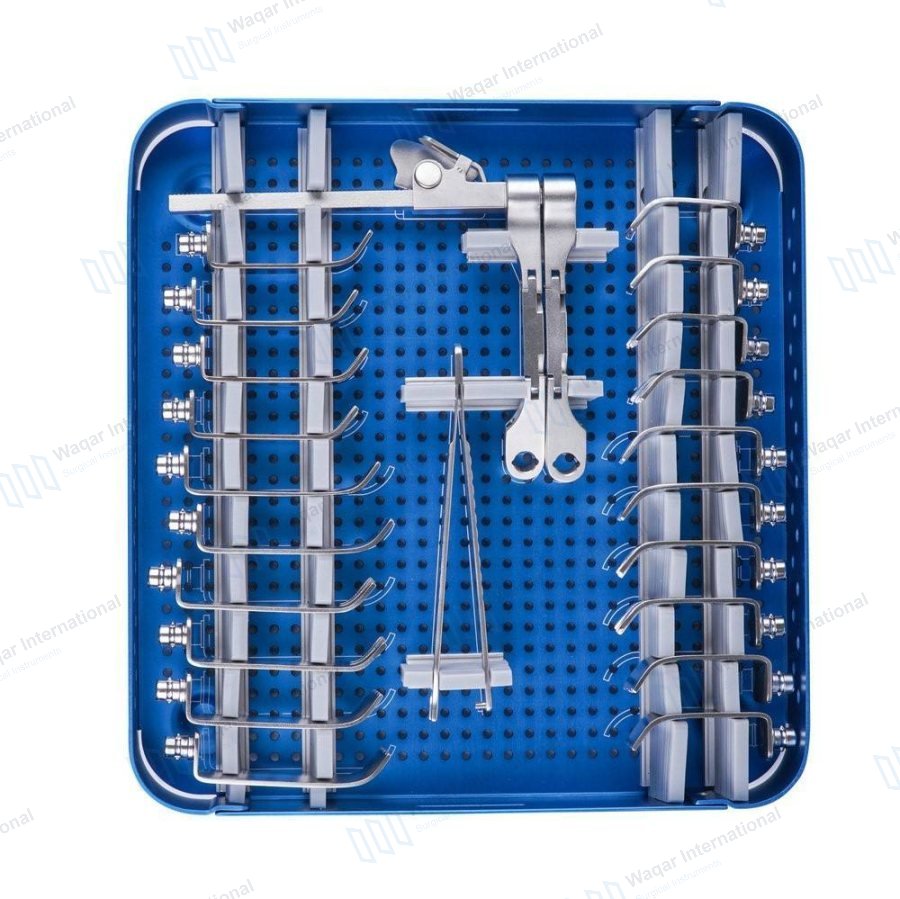 Lumbar Spine Surgery Set Stainless Steel Orthopedic Instruments — orthopedic instruments manufactured by Waqar International, Sialkot