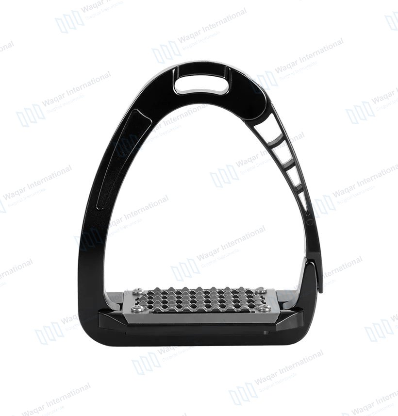 Stainless Steel Reusable Veterinary Horse Stirrups Pair — veterinary instruments manufactured by Waqar International, Sialkot