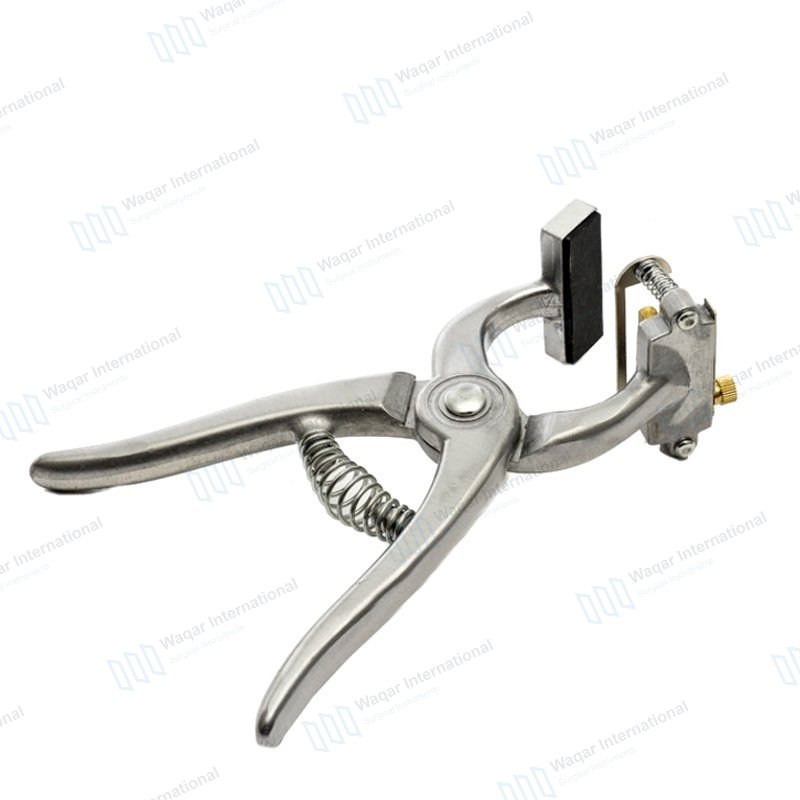 Stainless Steel Reusable Tattoo Pliers Standard 3/8 4 Digits — ent instruments manufactured by Waqar International, Sialkot