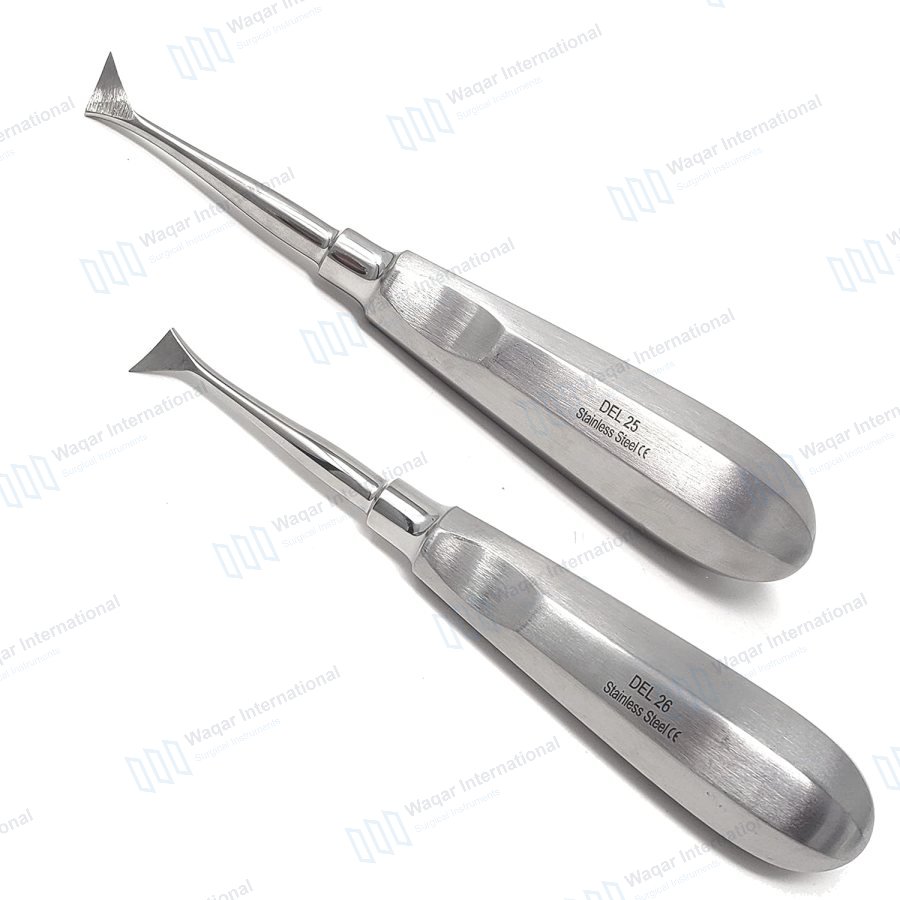 Dental Root Elevator Set 5 Pcs — dental instruments manufactured by Waqar International, Sialkot