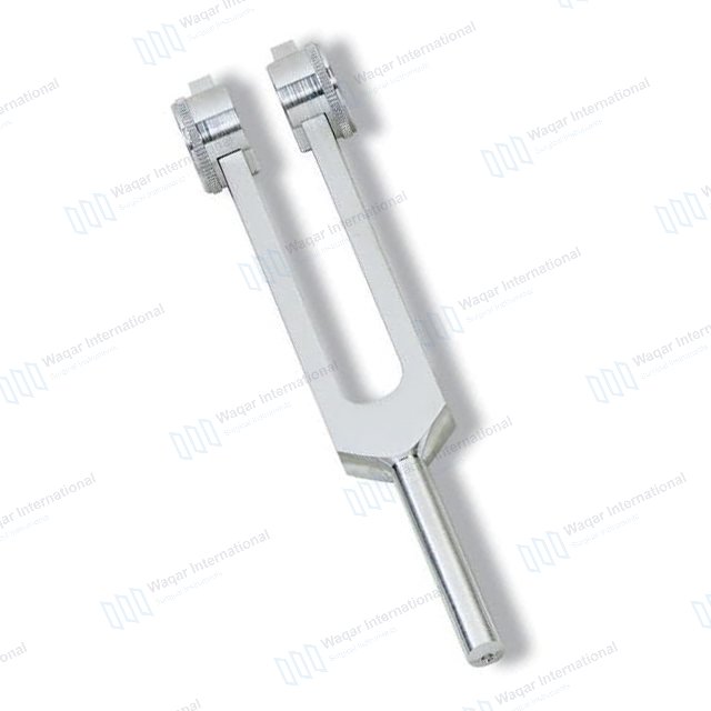 128Hz Stainless Steel Tuning Fork Reflex Hammer Balancing — surgical instruments manufactured by Waqar International, Sialkot