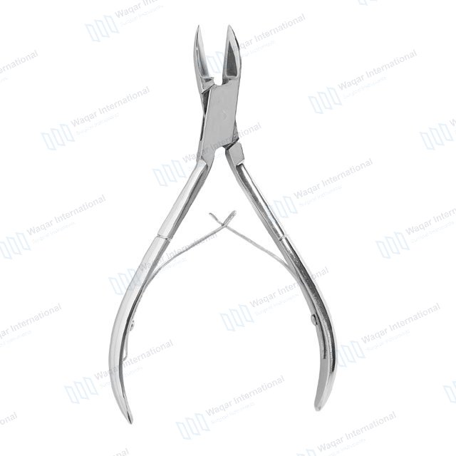 Stainless Steel Luxury Nail Nippers for Finger Manicure — beauty instruments manufactured by Waqar International, Sialkot