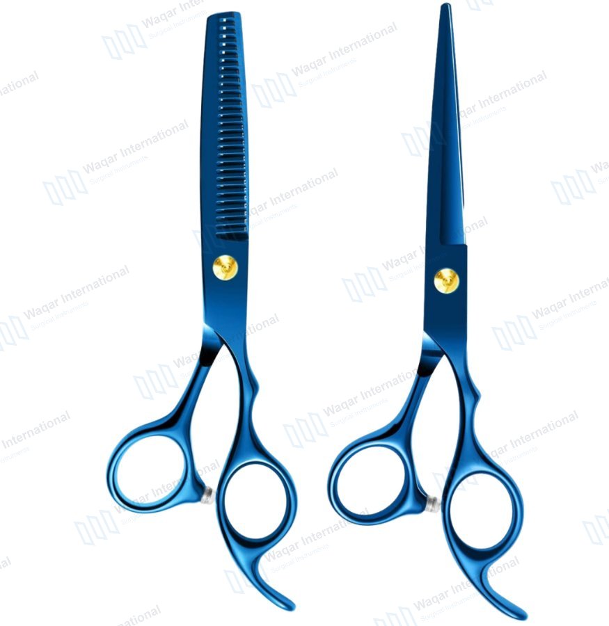 Salon 11.5 Inch Stainless Steel Sharp KASH Color — beauty instruments manufactured by Waqar International, Sialkot
