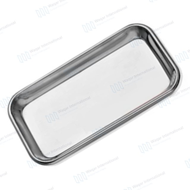 Pack 3 Stainless Steel Dental Boxes Rectangular Small — dental instruments manufactured by Waqar International, Sialkot