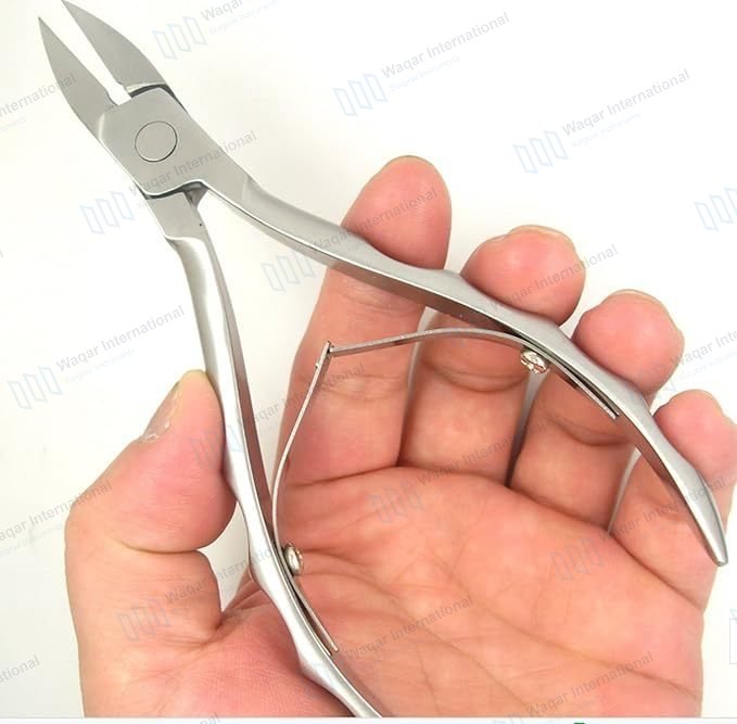 Extra Fine Cuticle Nipper Clipper Stainless Steel Nail — beauty instruments manufactured by Waqar International, Sialkot