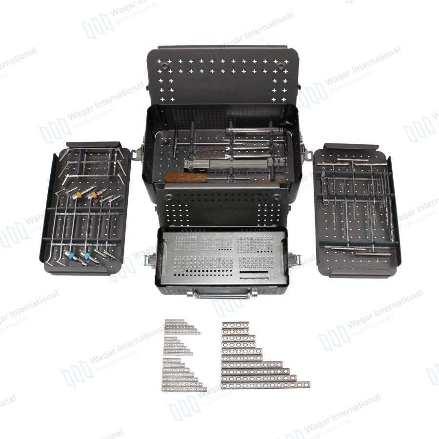 Reusable Veterinary Orthopedic Instrument Kit Complete System Small Animal — veterinary instruments manufactured by Waqar International, Sialkot