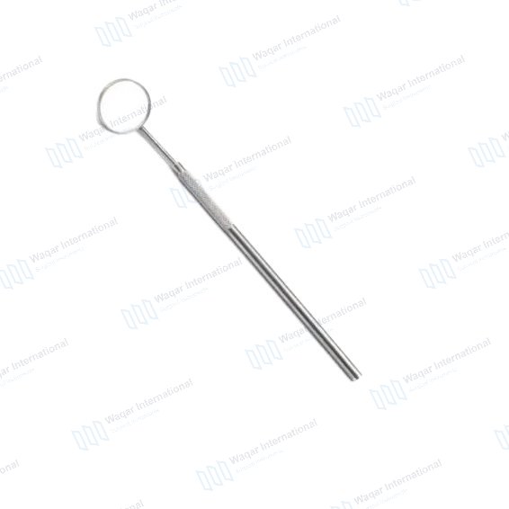 Stainless Steel Dental Mouth Mirror Single Side — dental instruments manufactured by Waqar International, Sialkot