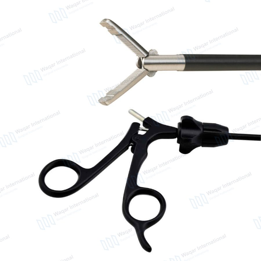 2Pcs Laparoscopic Stainless Steel ENT Application Tripronge Bipronge 5fr — ent instruments manufactured by Waqar International, Sialkot