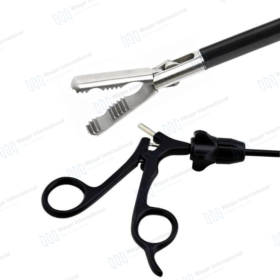 Reusable Silver 10mmx40cm Satinsky Clamp Forceps — laparoscopy surgery manufactured by Waqar International, Sialkot