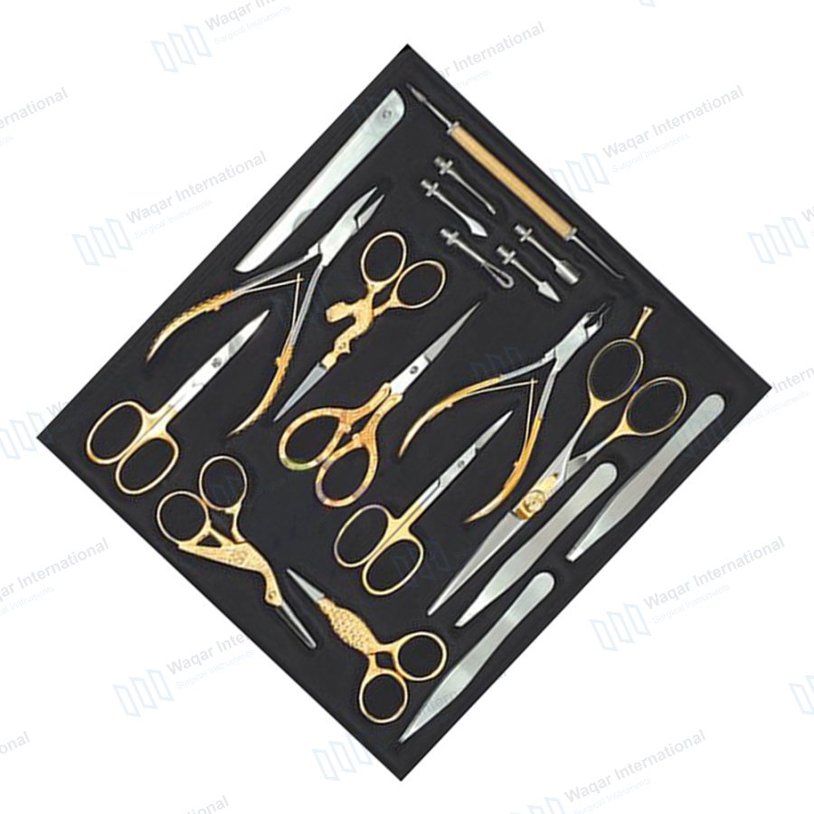 7-in-1 Stainless Steel Manicure Kit — beauty instruments manufactured by Waqar International, Sialkot