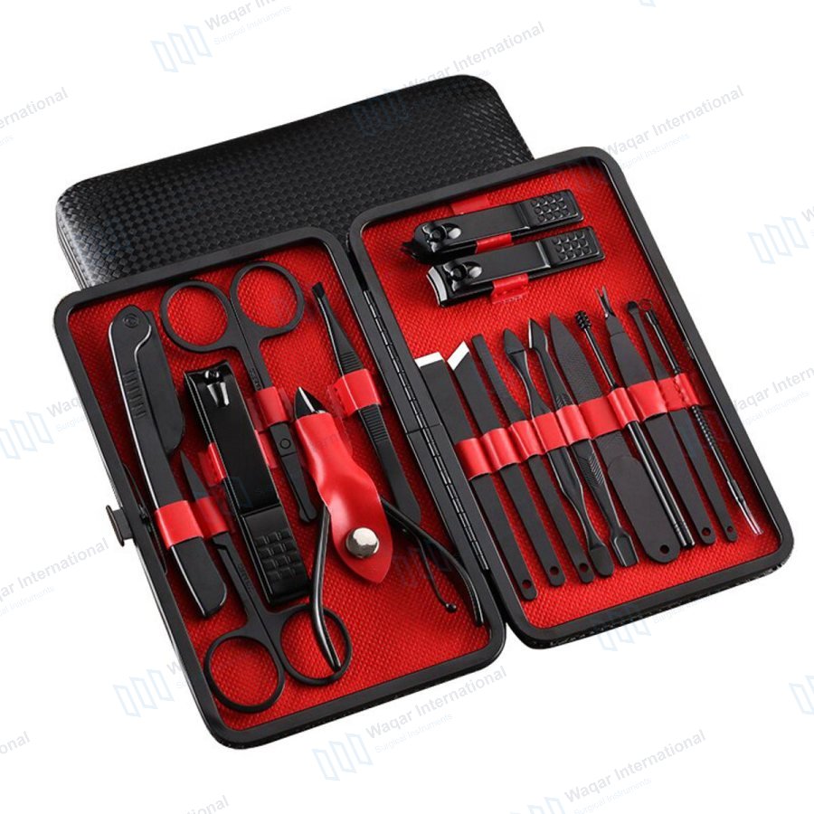 Customizable 7-Pc Classic Stainless Steel Portable Manicure — beauty instruments manufactured by Waqar International, Sialkot