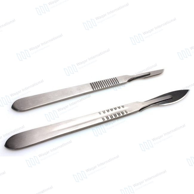Stainless Steel Scalpel Graduated Handle #3 — surgical instruments manufactured by Waqar International, Sialkot
