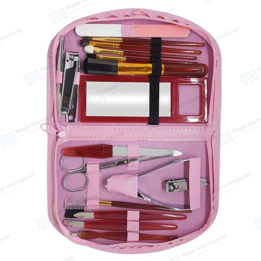 7-in-1 Stainless Steel Classic Portable Manicure — beauty instruments manufactured by Waqar International, Sialkot