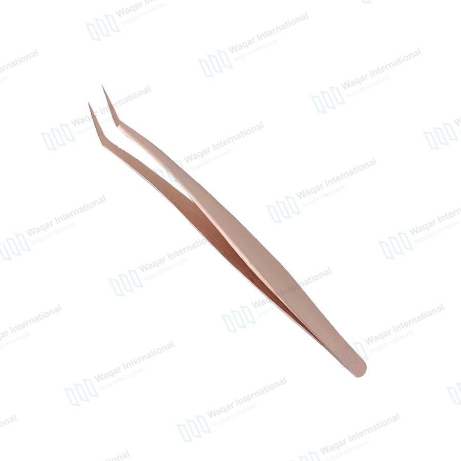 Stainless Steel Grip Eyelash Tweezers Customizable Color & Packaging — beauty instruments manufactured by Waqar International, Sialkot