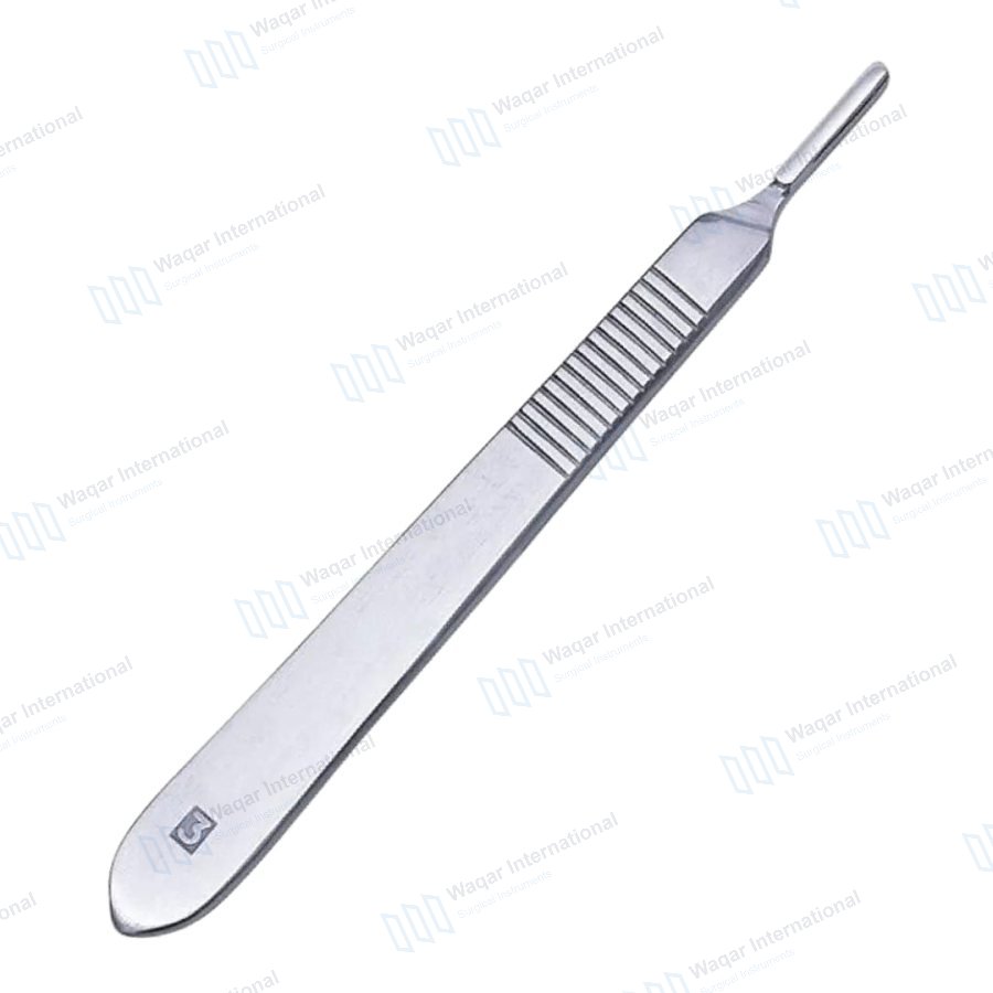 Sterile Stainless Steel #10 Scalpel Blades #3 Handle — surgical instruments manufactured by Waqar International, Sialkot