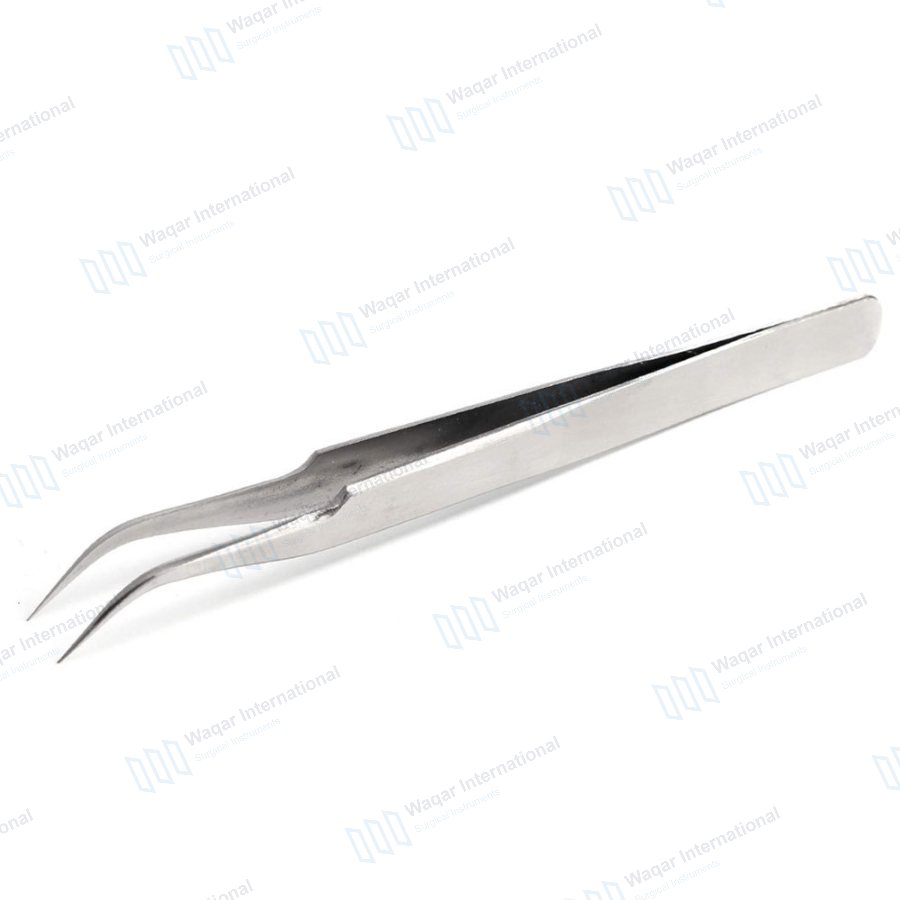 Stainless Steel Beauty Eyelash Tweezers 90 — beauty instruments manufactured by Waqar International, Sialkot