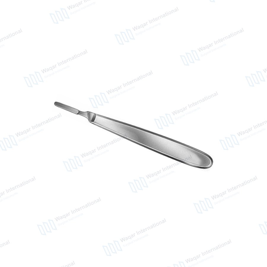 German Stainless Steel Scalpel Handle 145mm 5.34" Straight — surgical instruments manufactured by Waqar International, Sialkot