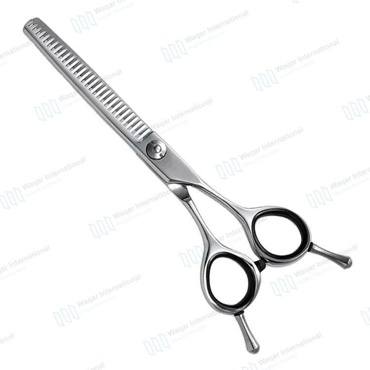 Size Stainless Steel Beauty Hair Thinning Scissors — surgical instruments manufactured by Waqar International, Sialkot