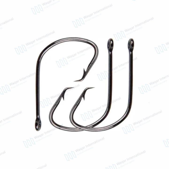 High Strength Stainless Steel Glow Waterproof Soft Circle Hooks — fishing tools manufactured by Waqar International, Sialkot