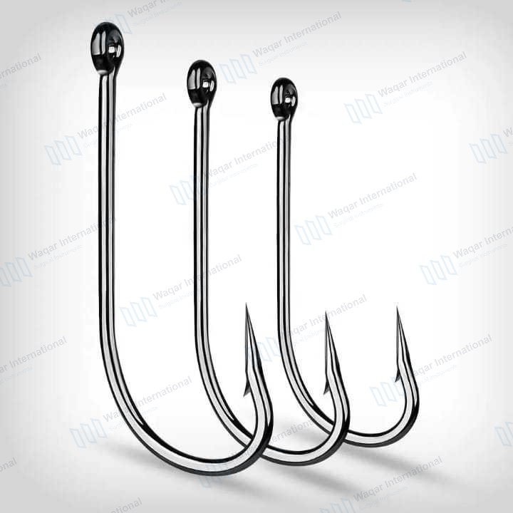 Stainless Steel Circle Hooks Bass River Treble — fishing tools manufactured by Waqar International, Sialkot