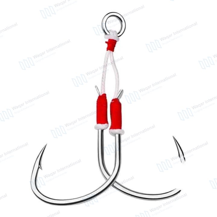 Stainless Steel Circle Hooks Bass Lake Treble — fishing tools manufactured by Waqar International, Sialkot