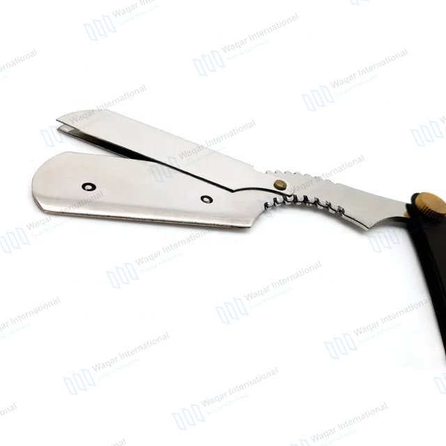 Disposable Stainless Steel Straight Razors — beauty instruments manufactured by Waqar International, Sialkot
