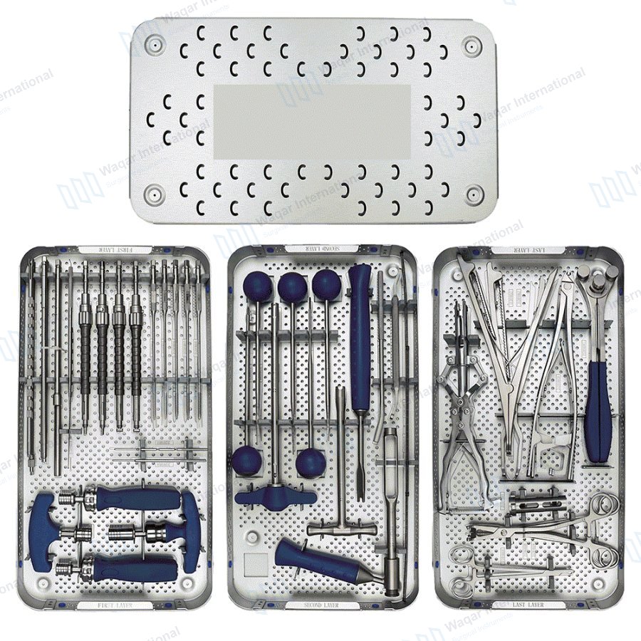 Basic Orthopedic Surgical Instrument Set 6.5mm Cannulated Screw — orthopedic instruments manufactured by Waqar International, Sialkot