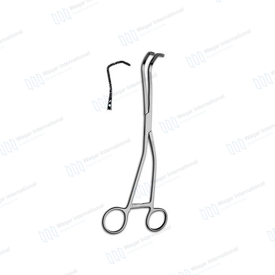 Debakey Forceps Atraumatic Vascular Tissue Forceps Clamp The Basis — surgical instruments manufactured by Waqar International, Sialkot