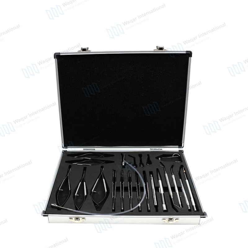 Cataract Surgery Set Metal Eye Surgery Instruments — eye instruments manufactured by Waqar International, Sialkot