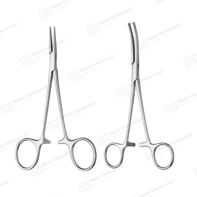 Straight Curved Mosquito Hemostatic Forceps Stainless Steel Artery Pean — surgical instruments manufactured by Waqar International, Sialkot