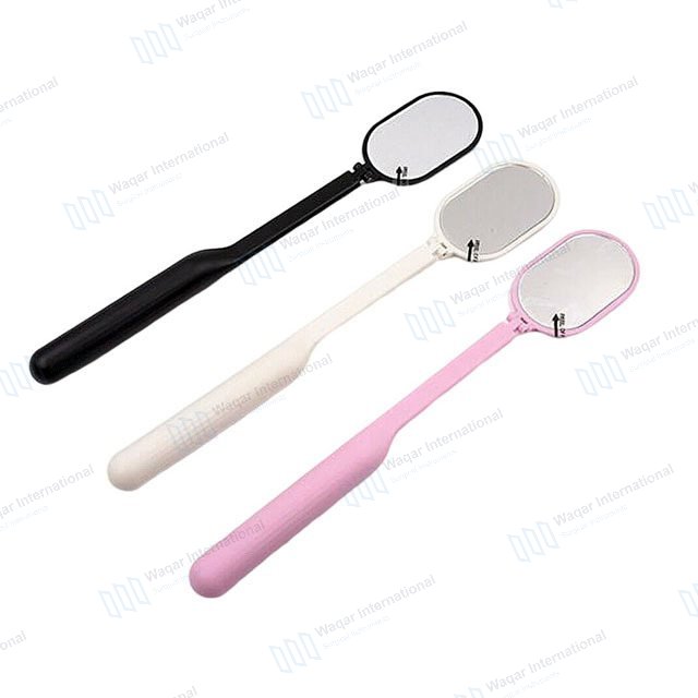 Design Eyelash Mirror Mini Handheld Butterfly Shape — beauty instruments manufactured by Waqar International, Sialkot
