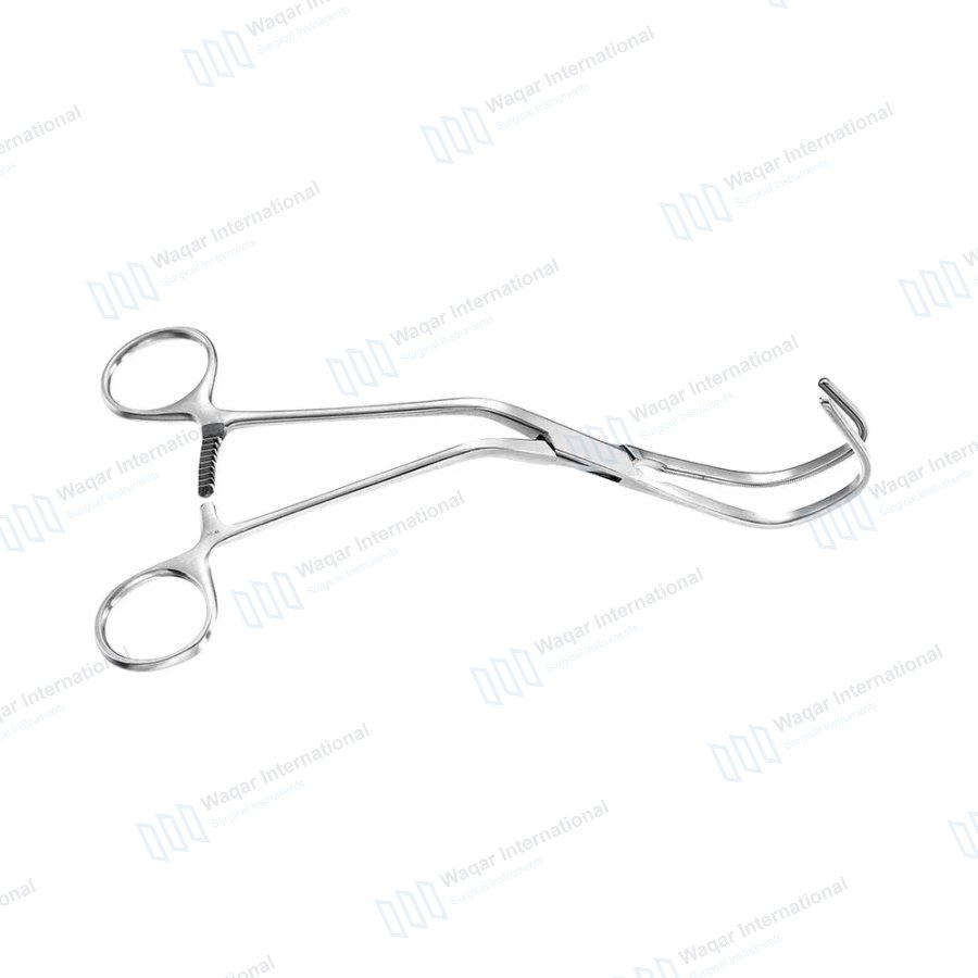 Debakey Forceps 12 Degree Tip Angled 90 Degree — veterinary instruments manufactured by Waqar International, Sialkot
