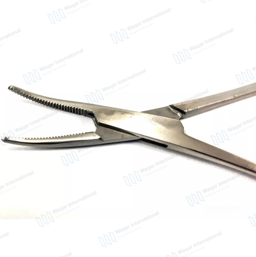 9cm Curved Mosquito Hemostatic Forceps Stainless Steel Surgical Artery — surgical instruments manufactured by Waqar International, Sialkot