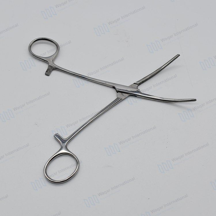 Curved Mosquito Hemostatic Forceps Stainless Steel Surgical Artery — veterinary instruments manufactured by Waqar International, Sialkot