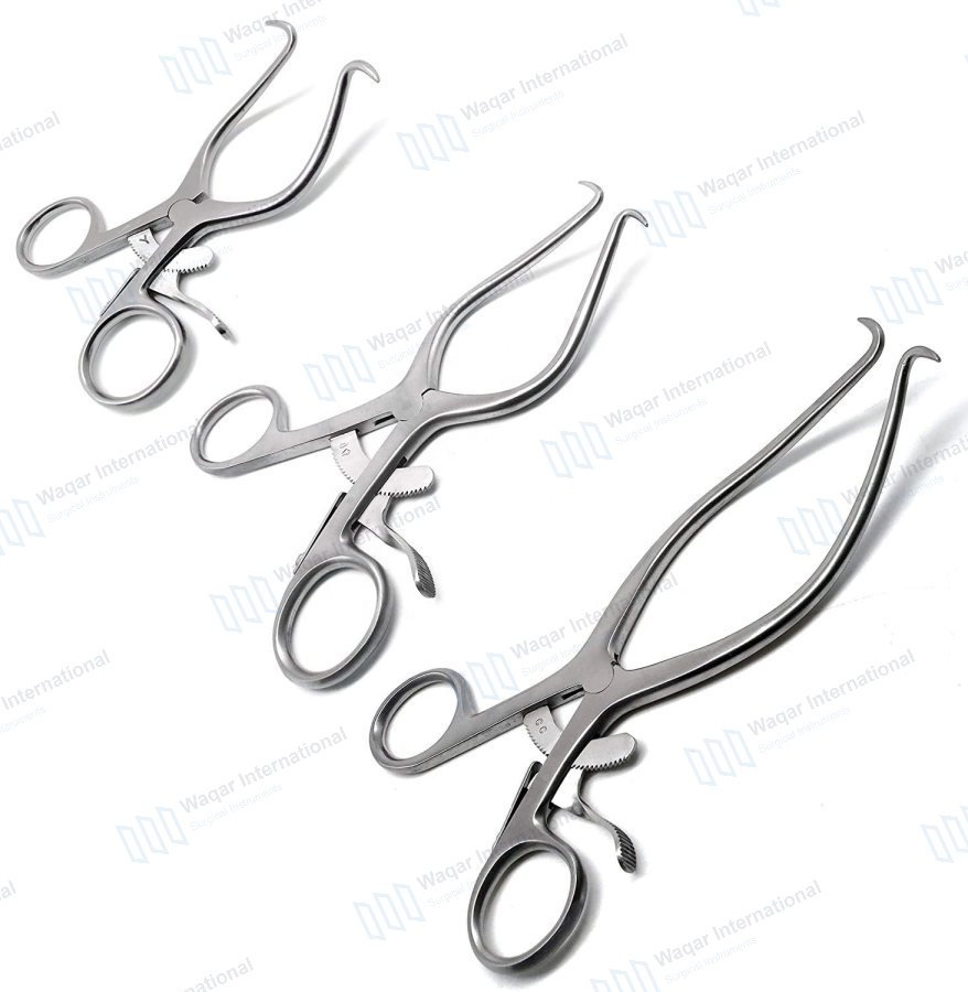 Gelpi Retractor 17cm Stainless Steel Self Retaining Surgical — veterinary instruments manufactured by Waqar International, Sialkot