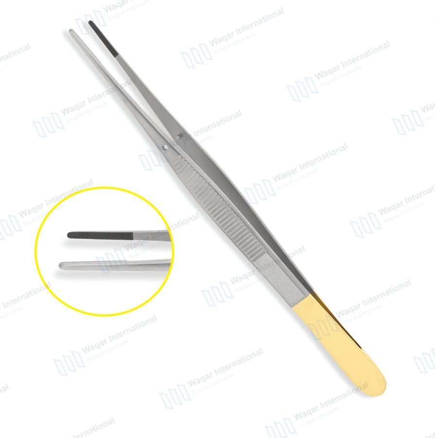 TC Potts Smith Forceps Straight Tungsten Carbide Tips — surgical instruments manufactured by Waqar International, Sialkot