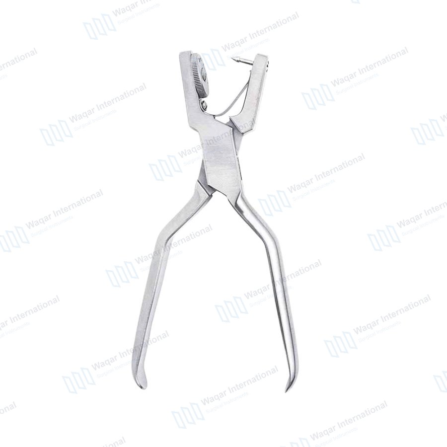 Ainsworth Rubber Dam Punch Stainless Steel Dental Instrument — dental instruments manufactured by Waqar International, Sialkot