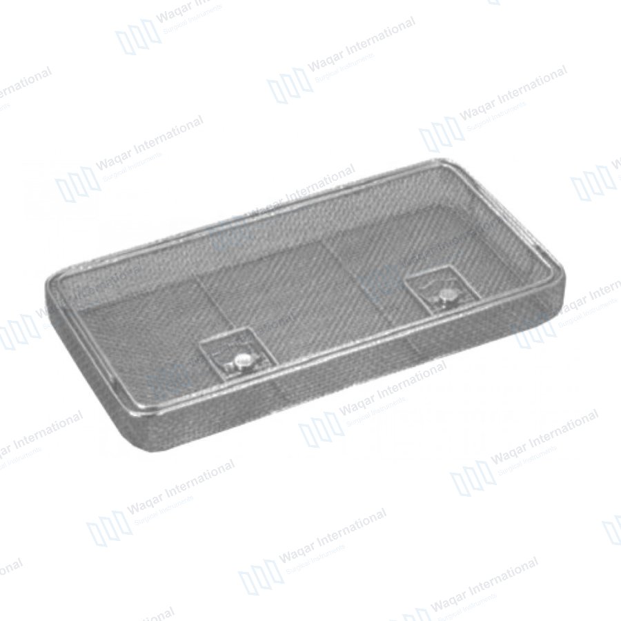 Large Stainless Steel Wire Mesh Tray Reusable Surgical — surgical instruments manufactured by Waqar International, Sialkot