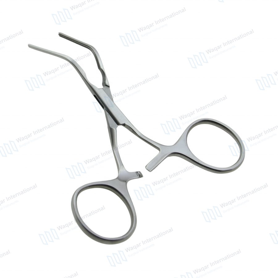 105mm Pediatric Vascular Clamps German Stainless Steel Surgical Instrument — surgical instruments manufactured by Waqar International, Sialkot