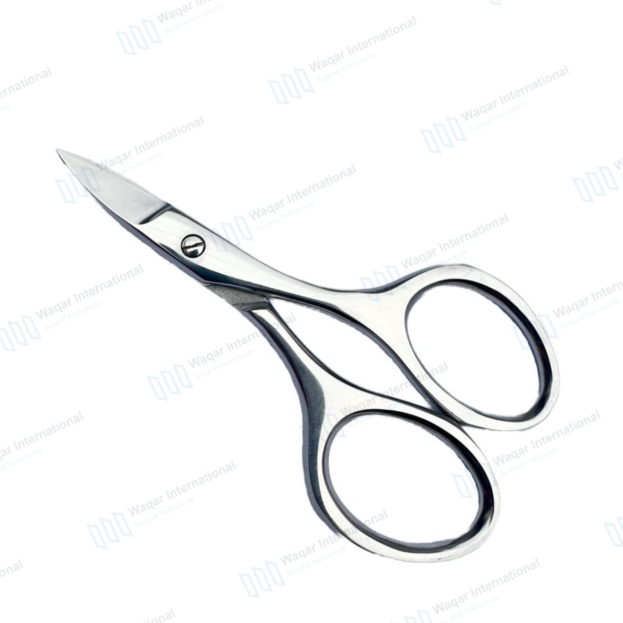 Stainless Steel Manicure Scissors for Nail and Eyebrow — beauty instruments manufactured by Waqar International, Sialkot