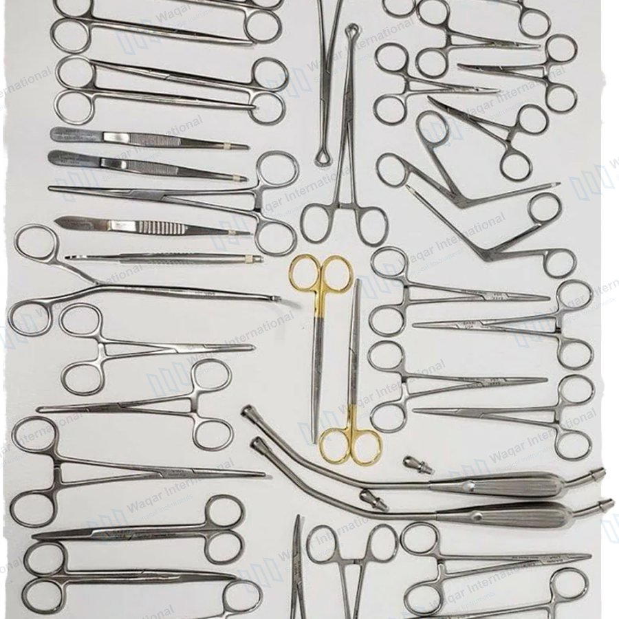 Reusable Stainless Steel Minor Surgery Instrument Set Medical — surgical instruments manufactured by Waqar International, Sialkot