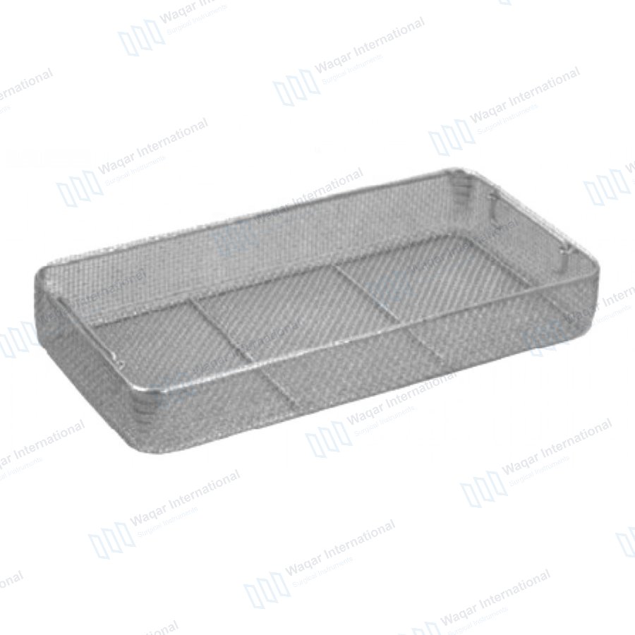 XL Stainless Steel Mesh Tray for Surgical — surgical instruments manufactured by Waqar International, Sialkot