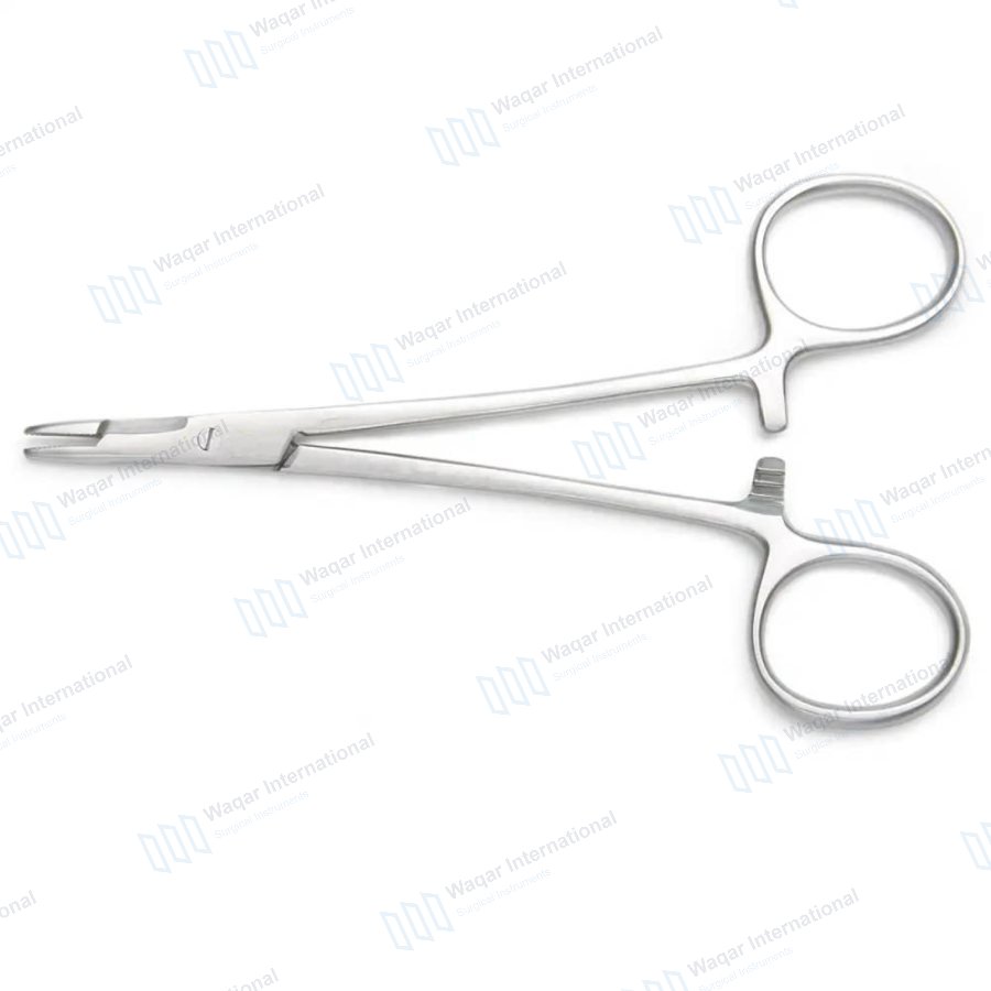 Crile Needle Holder with Gold Handles — surgical instruments manufactured by Waqar International, Sialkot